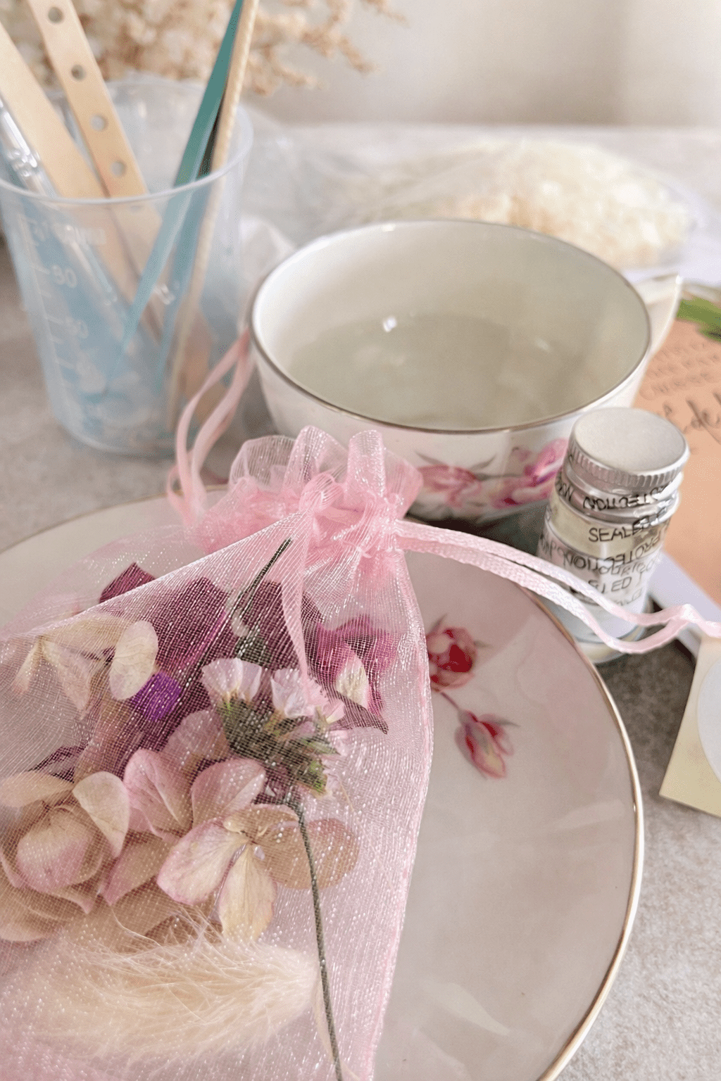 kit DIY bougie parfum