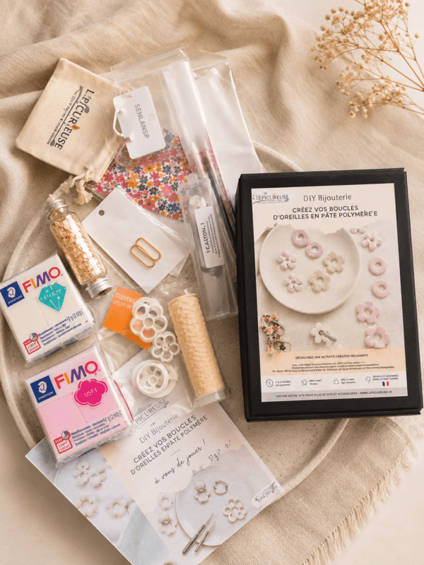 Kit pâte polymère FIMO avec notice illustrée pas à pas