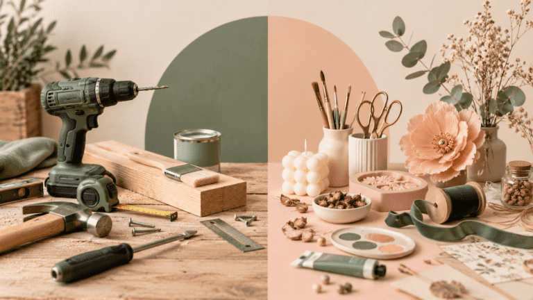 Atelier créatif ou bricolage : quelle différence ?