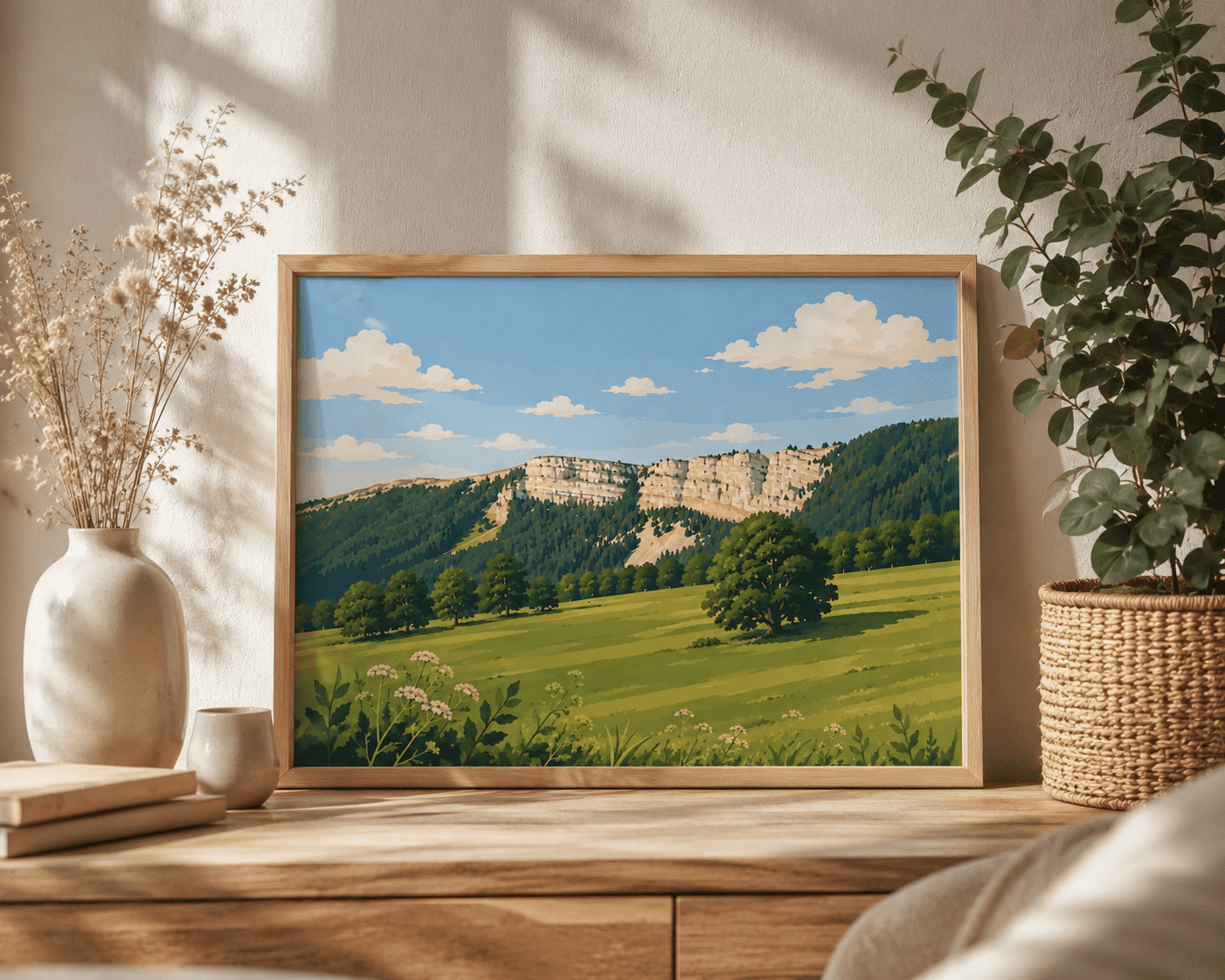 Kit Peinture au Numéro – Mont d’Or vu depuis Jougne | L’Épicurieuse