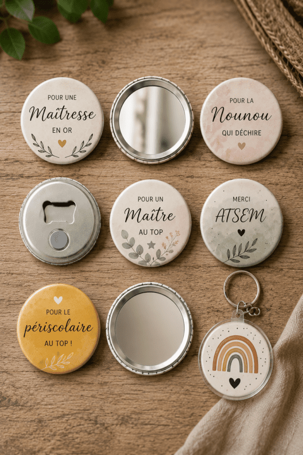 cadeau personnalisé pour maîtresse lors d’un atelier créatif