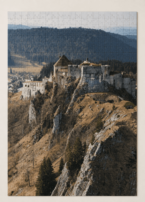 Puzzle patrimoine Haut-Doubs Château de Joux 500 pièces
