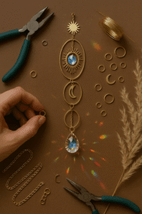 Apéro créatif plein air – Création de suncatchers