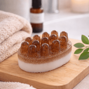 Savon exfoliant solide 2-en-1 fait main