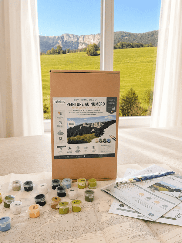 Kit DIY Peinture au Numéro – Paysages du Haut-Doubs – Mont d’Or vu depuis Jougne